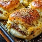 Garlic Parmesan Cheeseburger Bombs Recipe