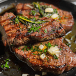 Pan-Seared Steak with Garlic Butter