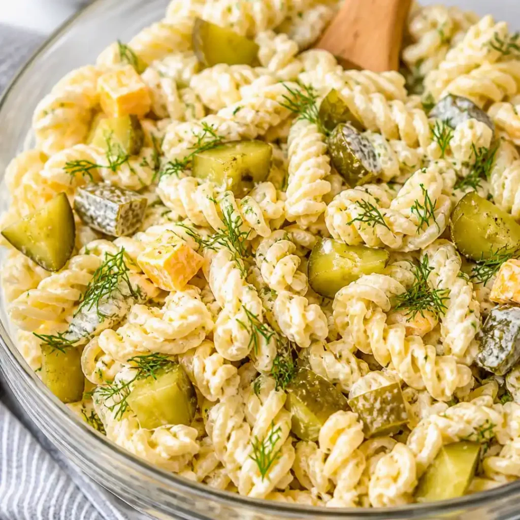 Dill Pickle Pasta Salad