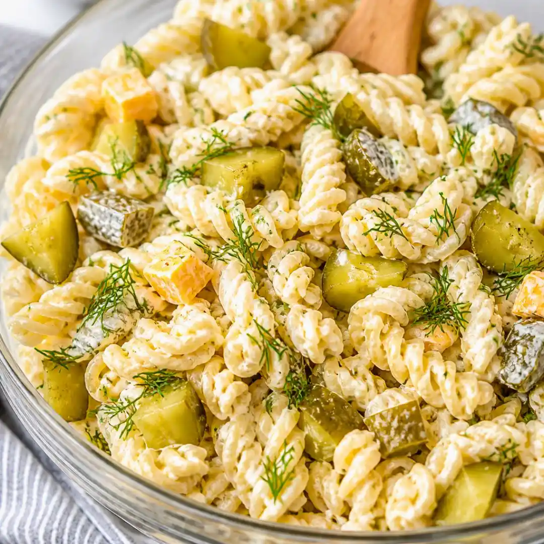 Dill Pickle Pasta Salad