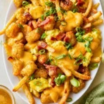 Breakfast Poutine with Hollandaise Sauce