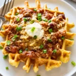Cornbread Waffles with Chili: A Deliciously Easy Meal