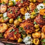 Sheet Pan Lemon Balsamic Chicken and Potatoes