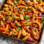 Easy Sheet Pan Chicken Fajitas (Ready in 30 Minutes!)