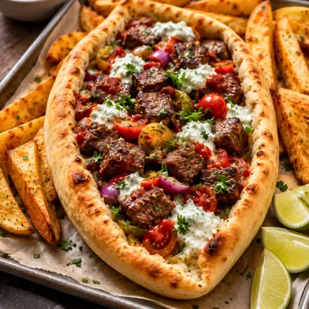 Loaded Steak Flatbread (Easy 30-Minute Dinner)