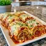 3-Cheese Sausage Lasagna Roll-Ups