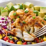 Flavorful Cod Fish Taco Bowls
