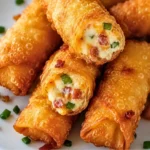 Mini Jalapeño Popper Egg Rolls