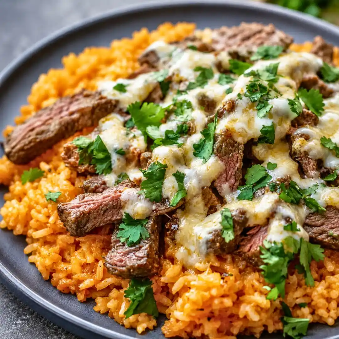 Steak & Queso Rice 5 Steak & Queso Rice