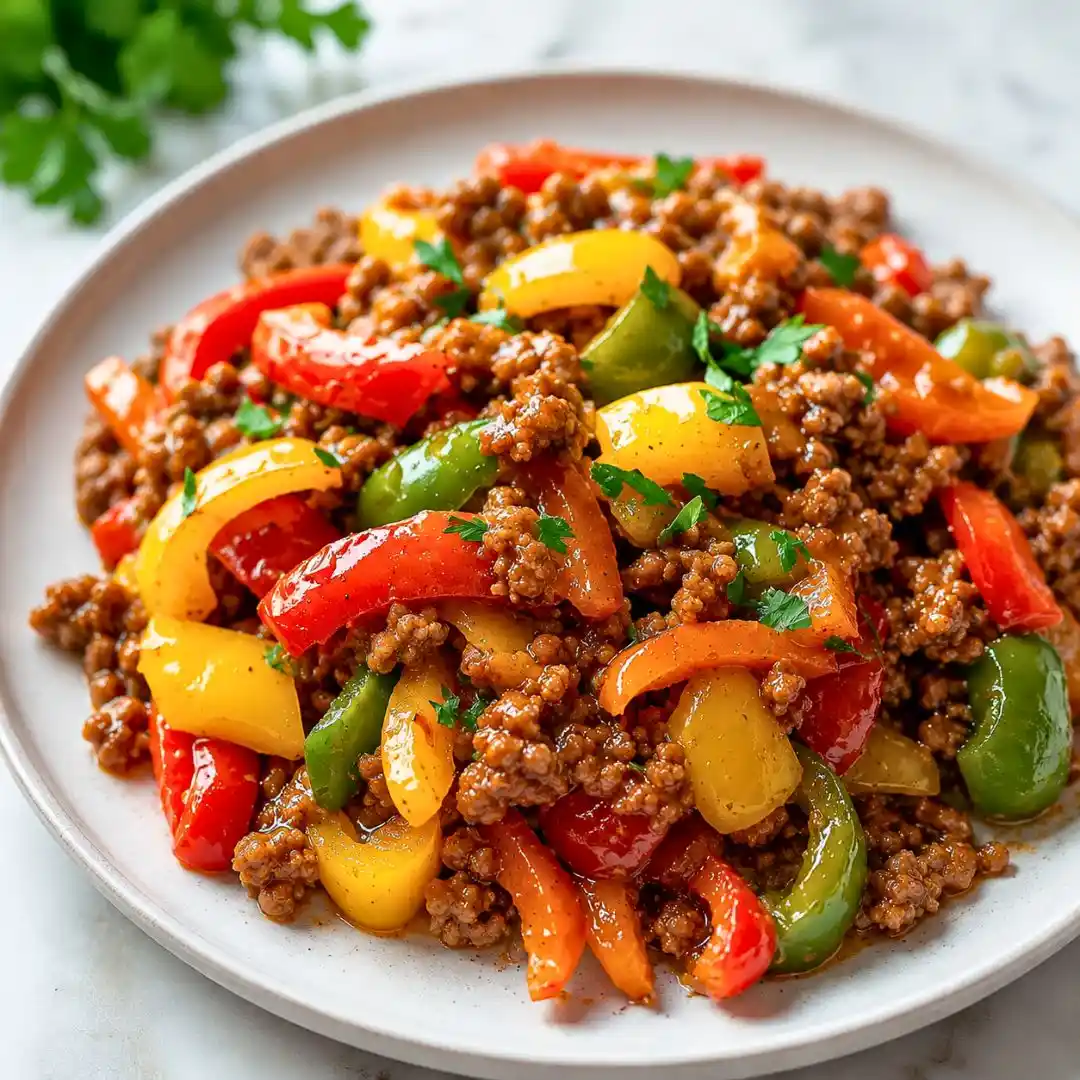 Quick and Easy Ground Turkey and Peppers Skillet 5 Quick and Easy Ground Turkey and Peppers Skillet