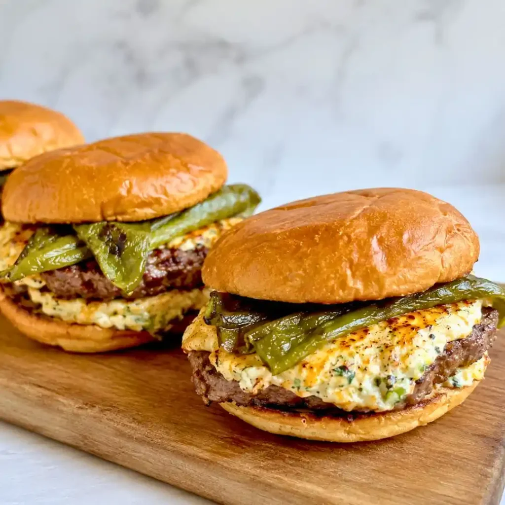Poblano Popper Burger Recipe