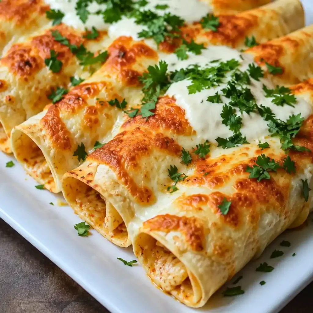 Baked Cream Cheese Chicken Taquitos: Easy & Delicious!