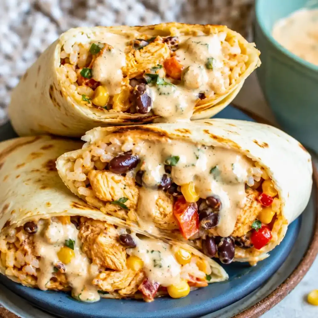 Easy Southwest Chicken Wraps for a Healthy Quick Dinner
