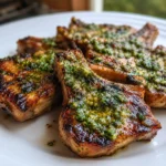 Grilled Lamb Chops with Herb Butter