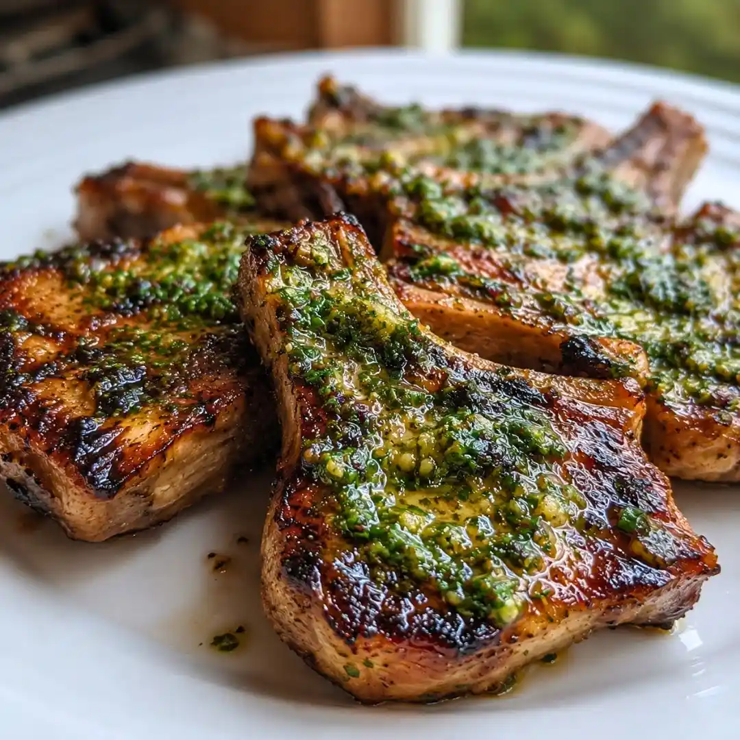 Grilled Lamb Chops with Herb Butter 5 Grilled Lamb Chops with Herb Butter