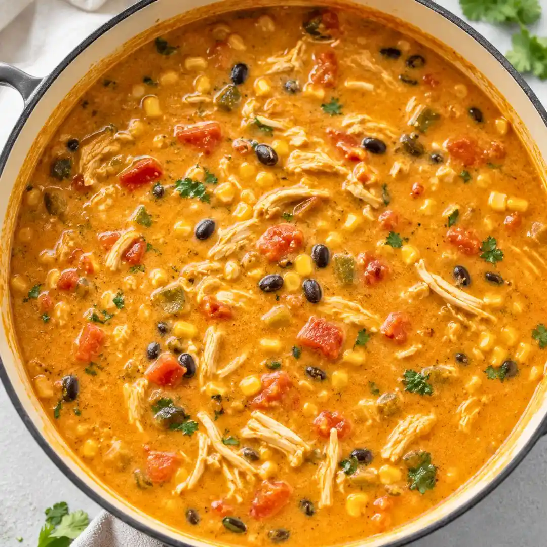 Creamy Chicken Tortilla Soup 4 Creamy Chicken Tortilla Soup