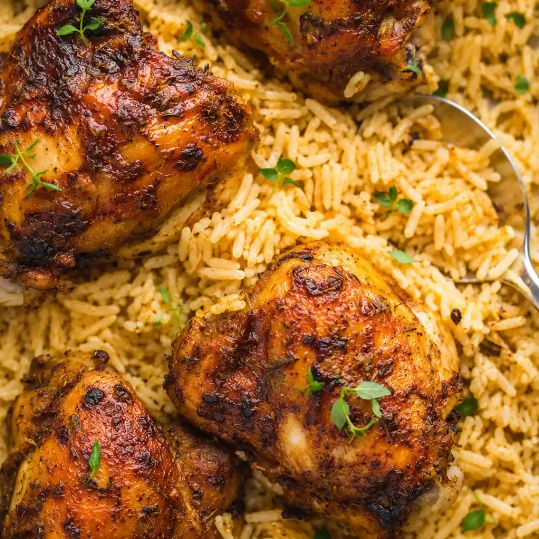Oven Baked Chicken and Rice