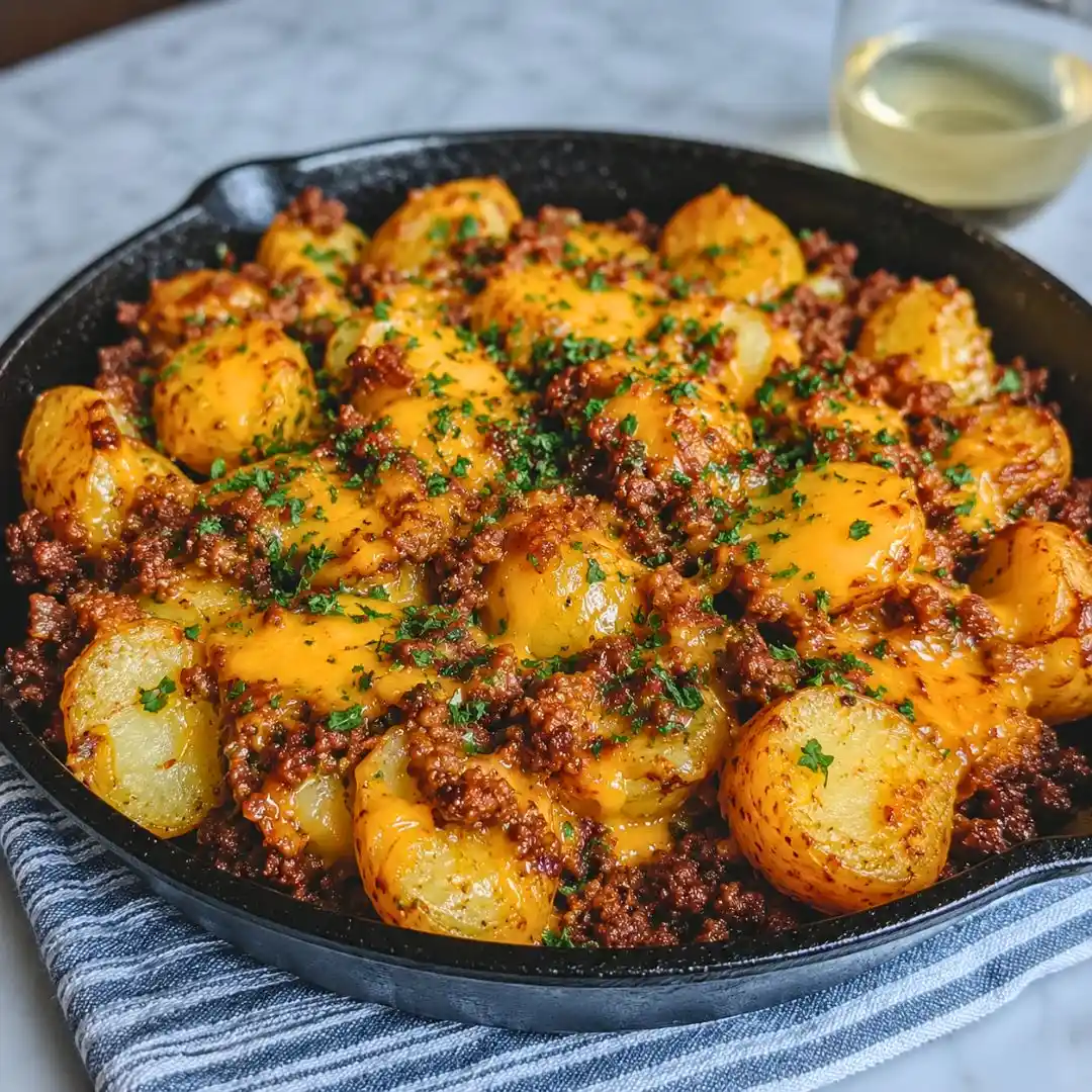 Easy One-Skillet Ground Beef Potato Bake – A Classic Comfort Dinner 5 Easy One-Skillet Ground Beef Potato Bake – A Classic Comfort Dinner
