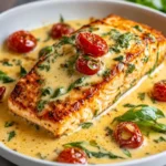 Creamy Tuscan Salmon (30 Minute Dinner!)