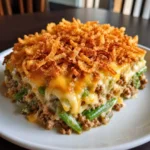 Hamburger Green Bean Casserole (Easy Classic Comfort Dinner)