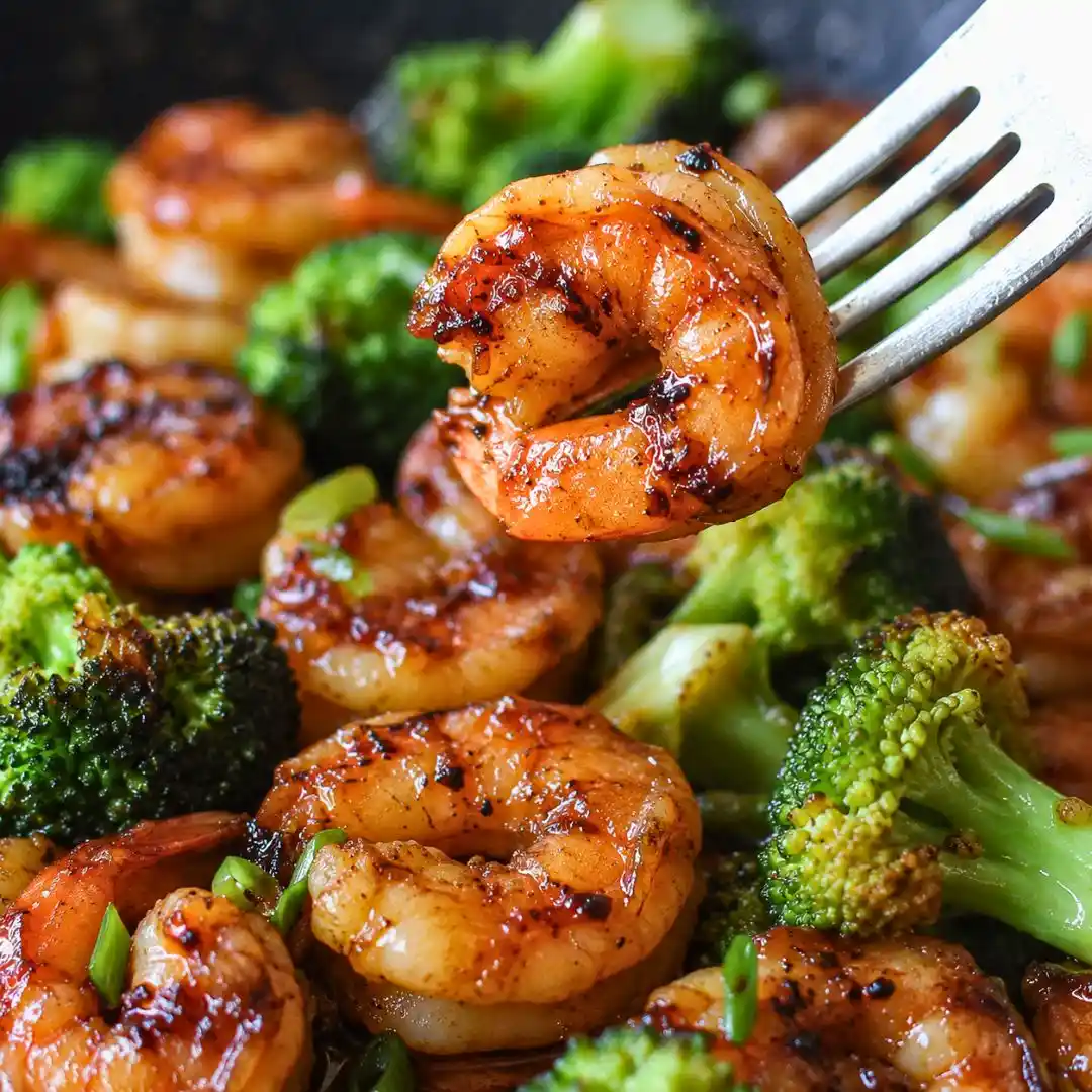 Honey Garlic Butter Shrimp and Broccoli