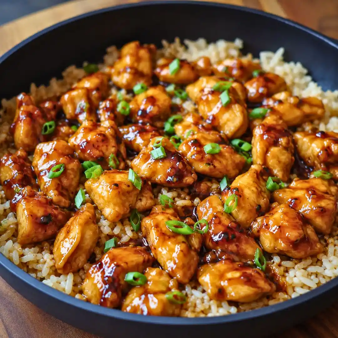 Honey BBQ Chicken & Rice 4 Honey BBQ Chicken & Rice