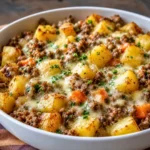 One-Pan Cheesy Meat & Potato Skillet: Comfort in 30 Minutes