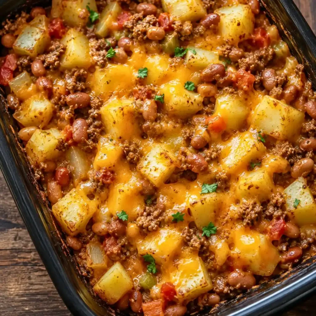 Slow Cooker Cowboy Casserole