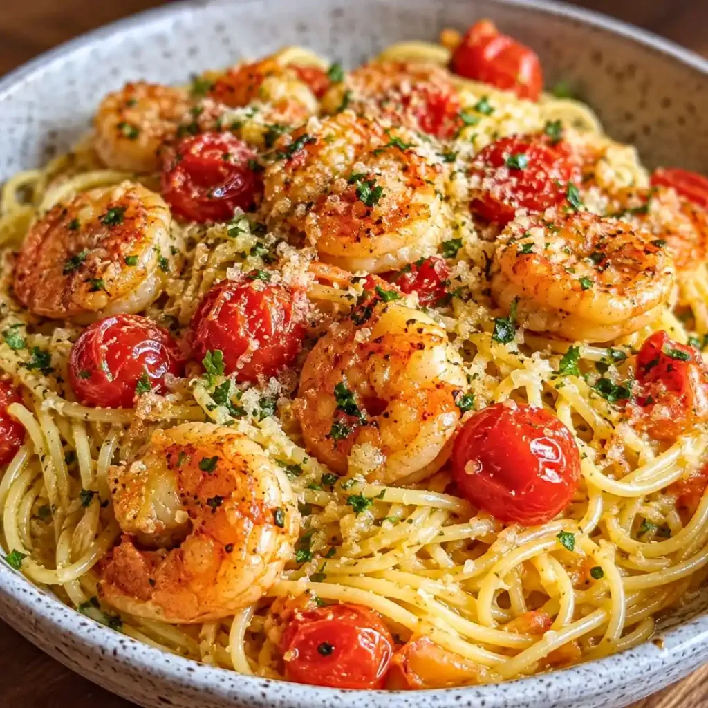 Quick Garlic Butter Shrimp Pasta Recipe Easy 20 Minute Dinner