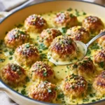 Easy Chicken Piccata Meatballs
