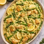 Boursin Orzo With Chicken And Asparagus