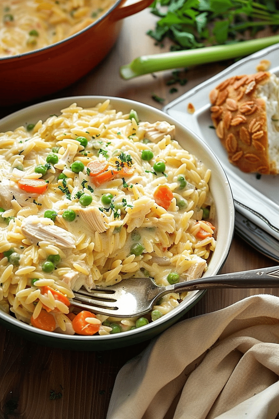 Creamy Chicken Pot Pie Orzo 5 image 1786726175572