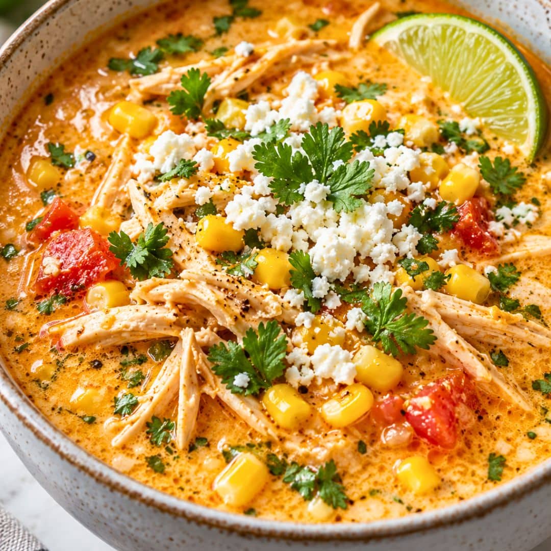 Creamy Mexican Street Corn Soup