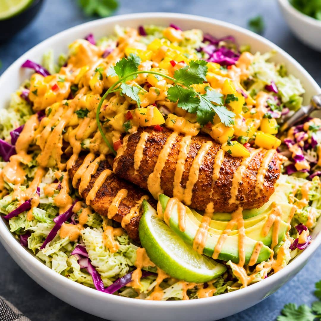 Fresh and Healthy Fish Taco Bowls