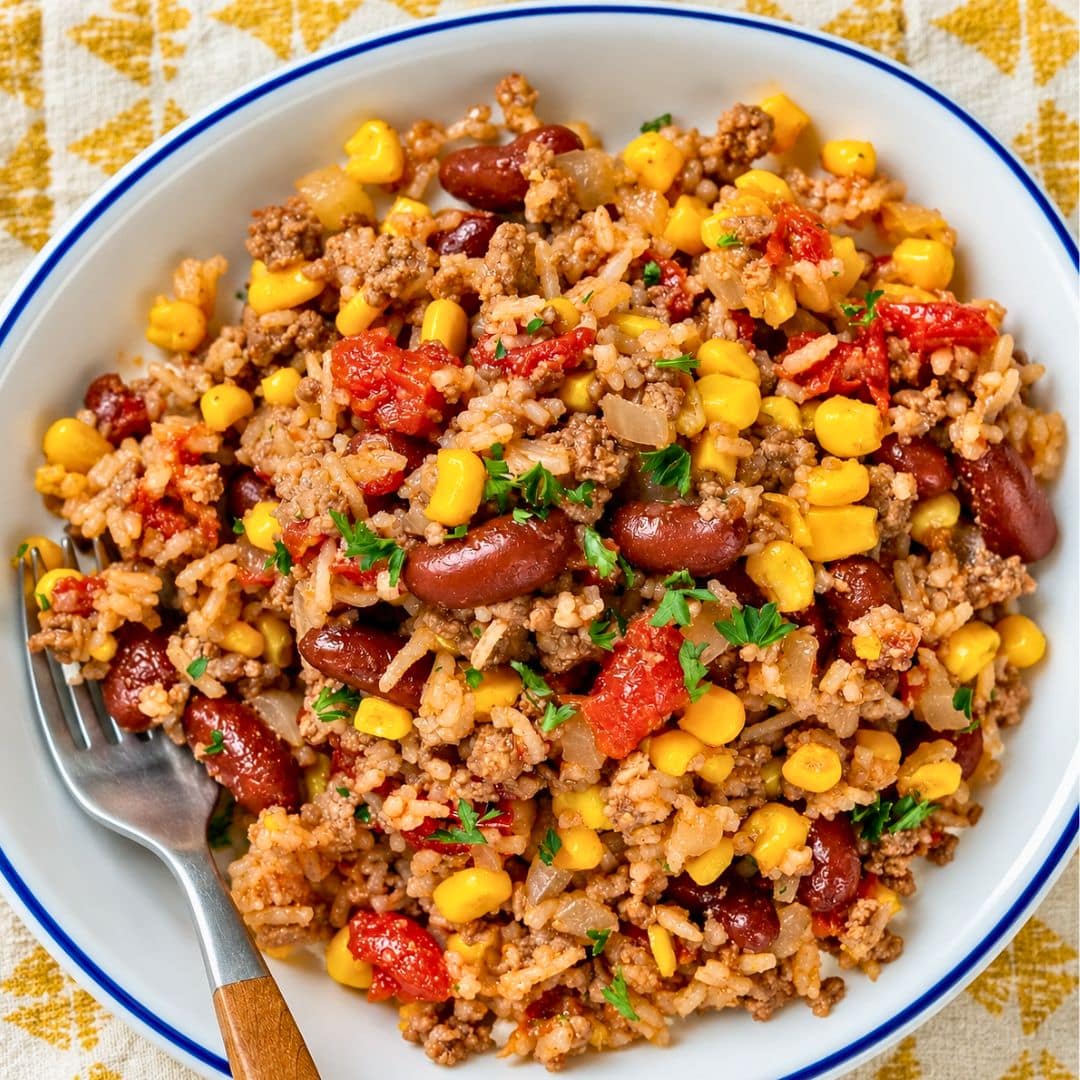 Skillet Beef and Rice
