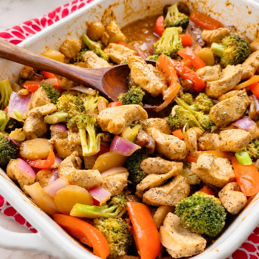 Baked Chicken Stir-Fry