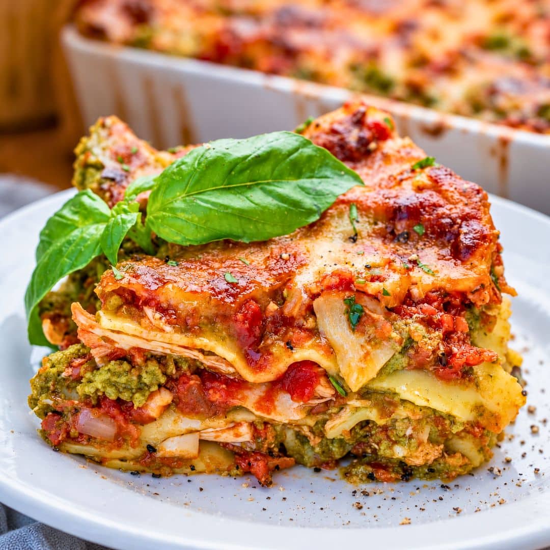 Chicken Lasagna With Cottage Cheese