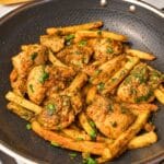 Healthy Spiced Chicken and Fries Skillet