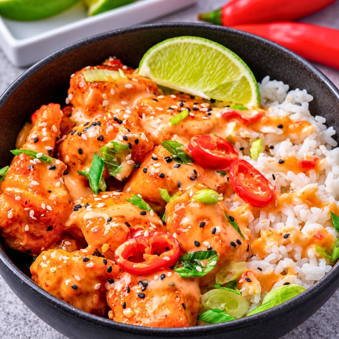 Bang Bang Salmon Bites