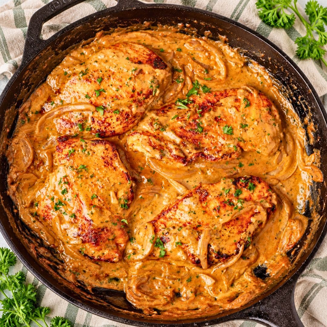 Creamy Boursin Chicken Recipe