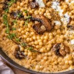 Creamy Mushroom & Pearl Couscous Soup