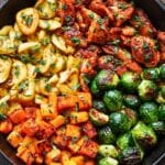 Autumn Chicken Dinner with Roasted Vegetables