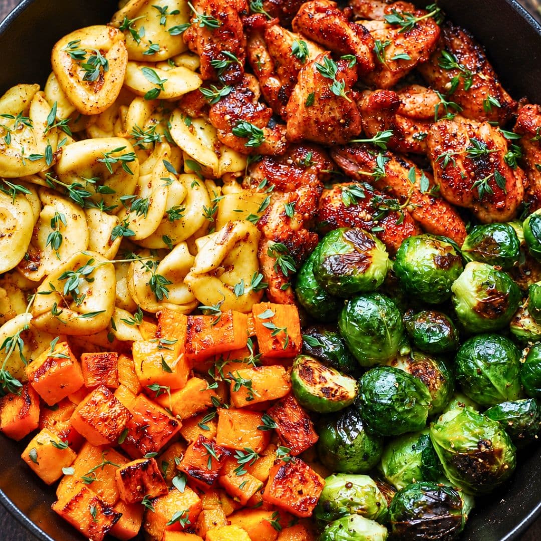 Autumn Chicken Dinner with Roasted Vegetables