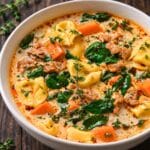Creamy Sausage Tortellini Soup