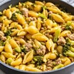 High Protein Ground Turkey Broccoli Pasta