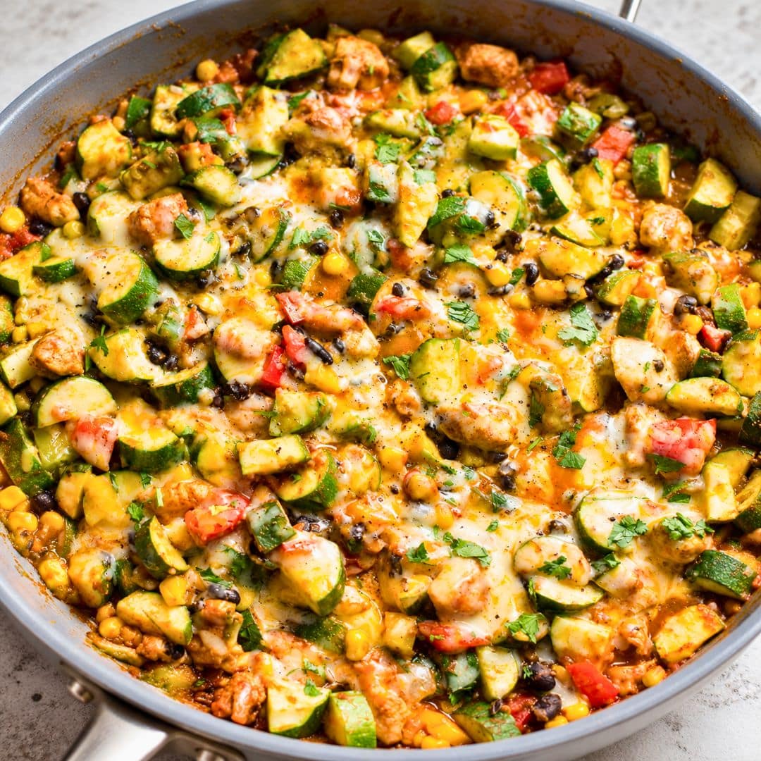Tex Mex Chicken and Zucchini Recipe
