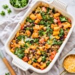 Ground Beef and Butternut Squash Casserole