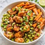 Honey Sriracha Chicken Bowls