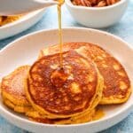 Almond Flour Pumpkin Pancakes
